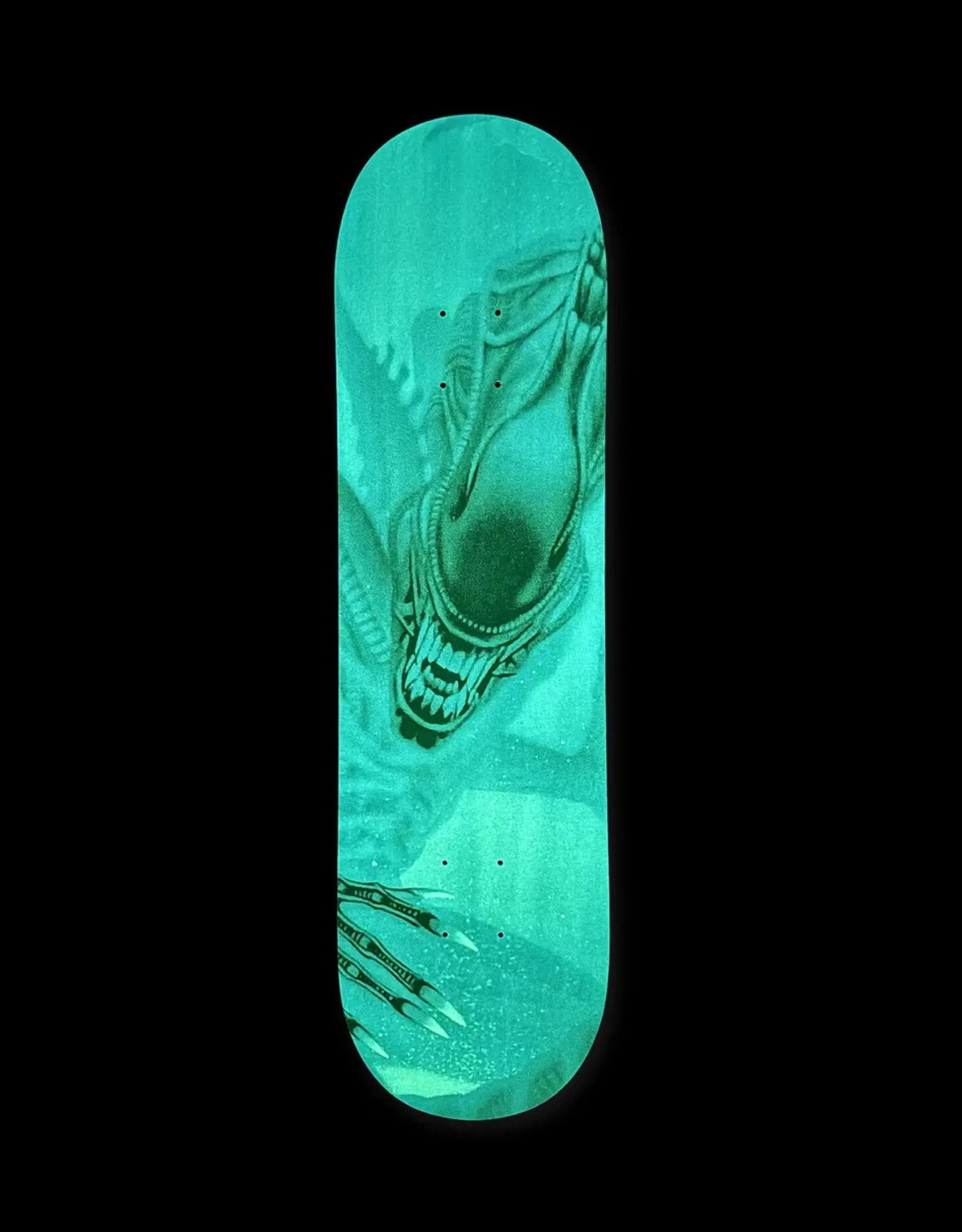 HUF Xenomorph Skate Deck Glow - 8.25