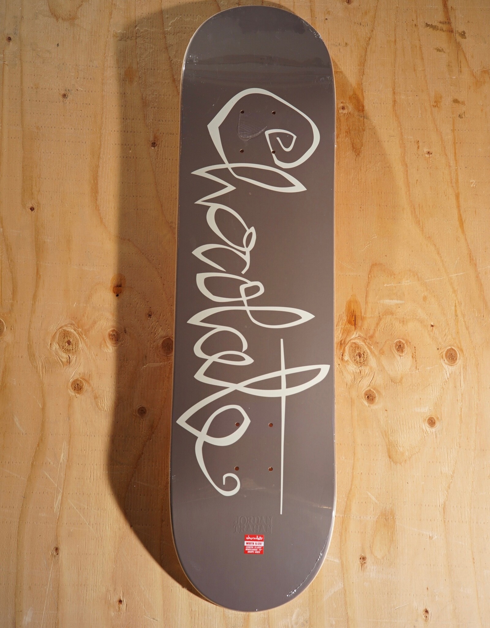 CHOCOLATE Trahan OG Script Deck - 8.125
