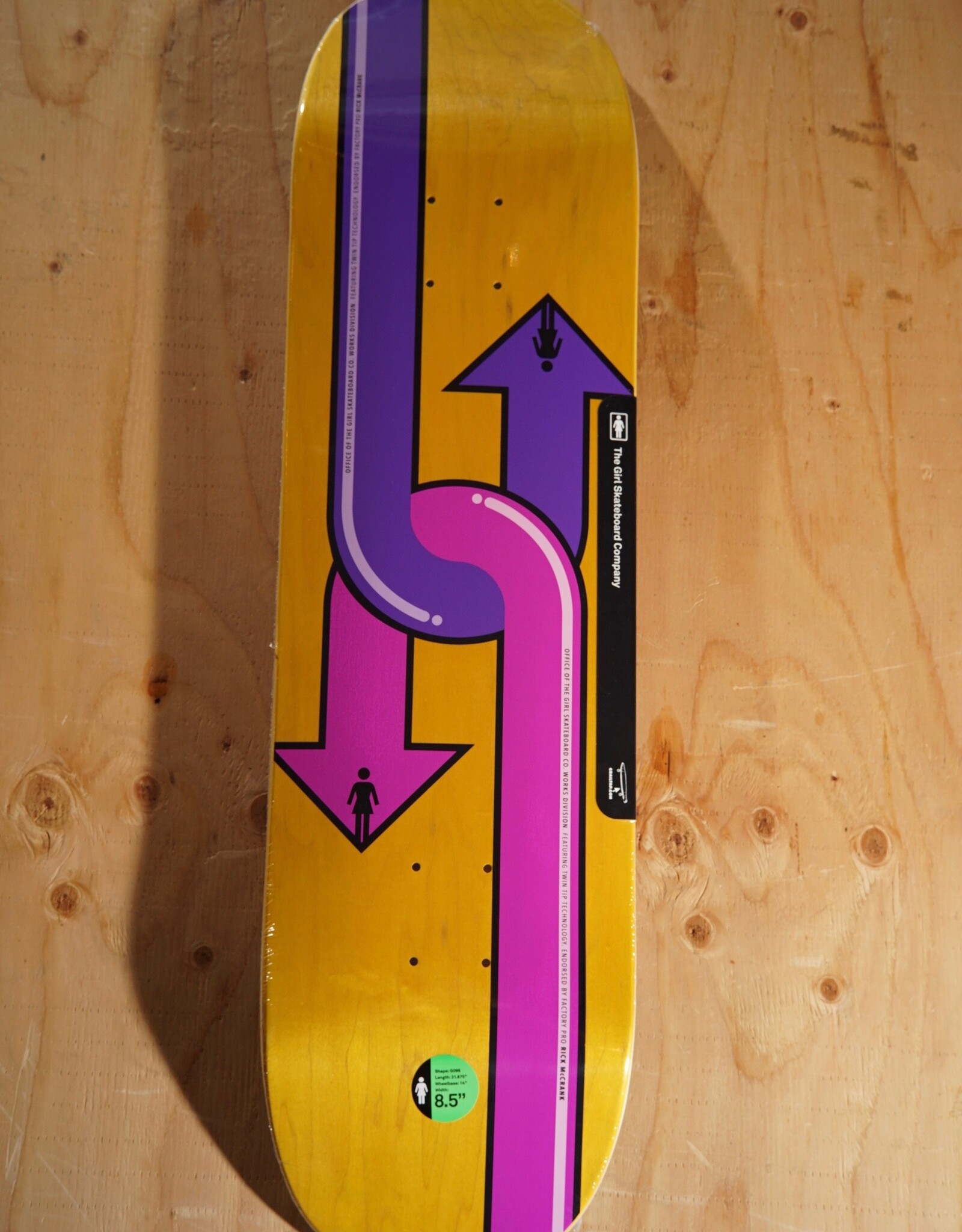 GIRL Mccrank Dual Directional Deck - 8.5