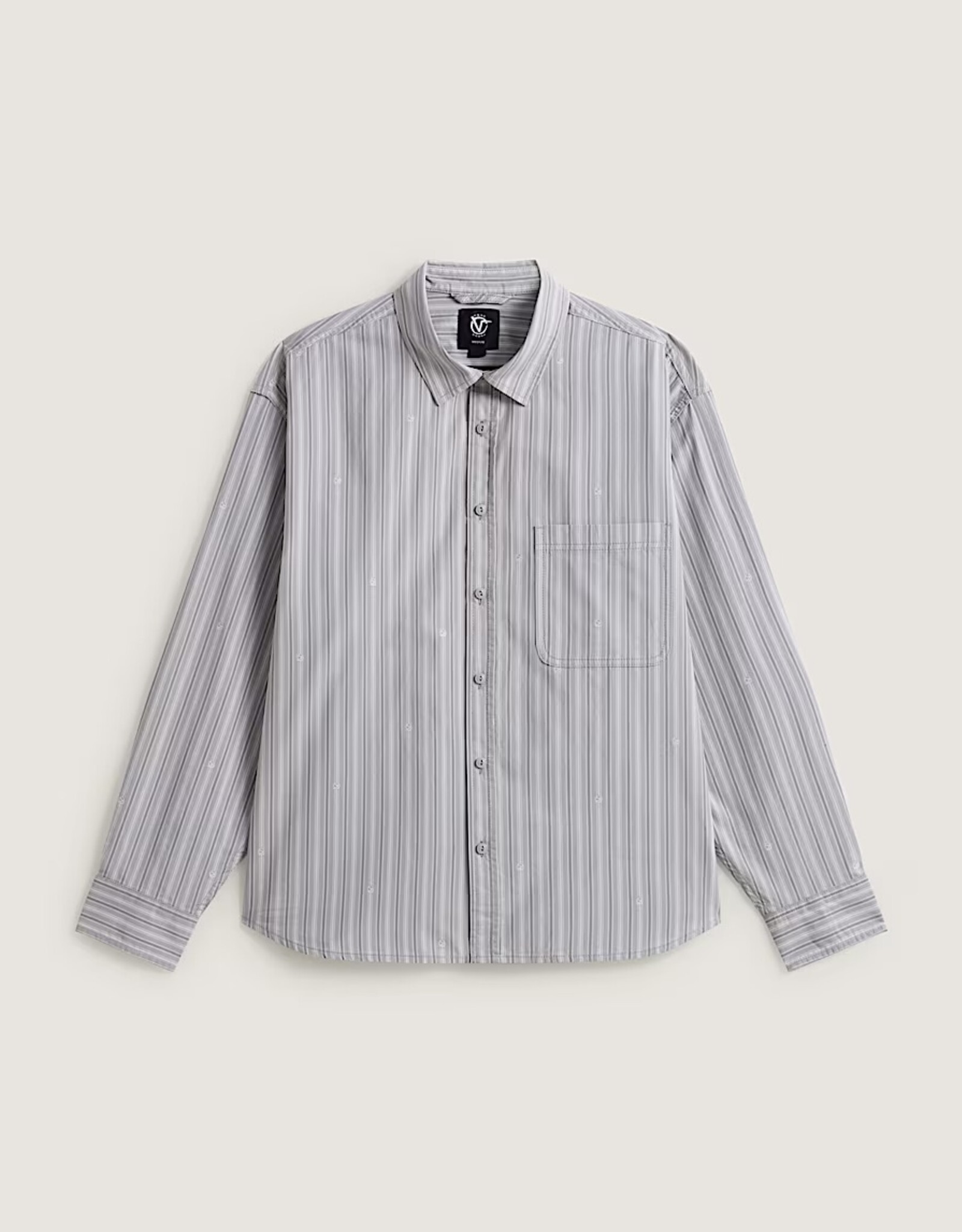 VANS Rowan Striped Longsleeve - Light Gray