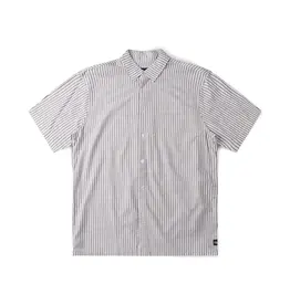 FORMER Reynolds Stripe SS Shirt - Beige