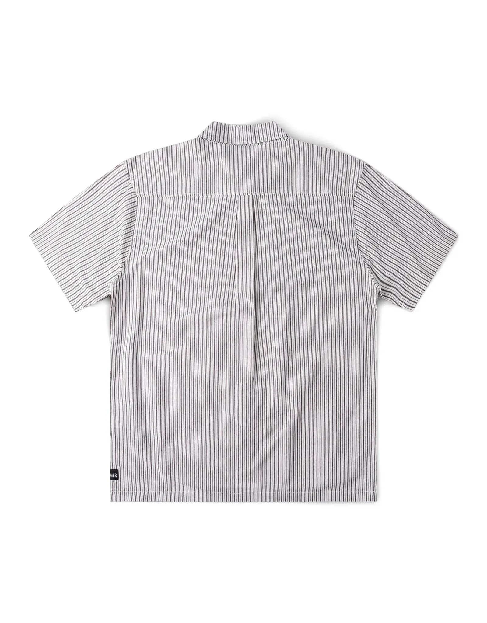 FORMER Reynolds Stripe SS Shirt - Beige