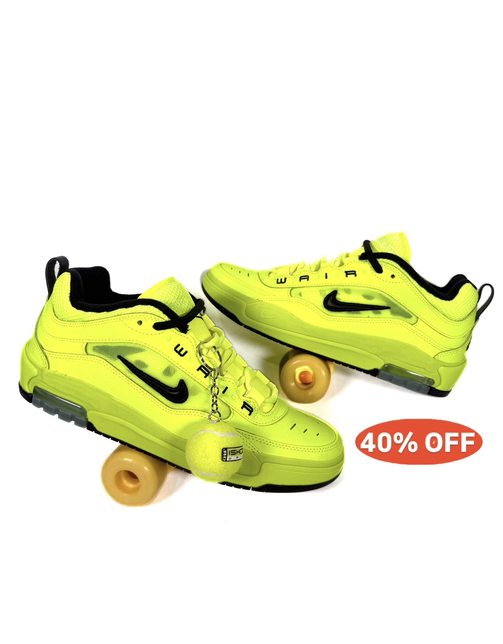 NIKE SB Air Max Ishod Premium - Volt / Black