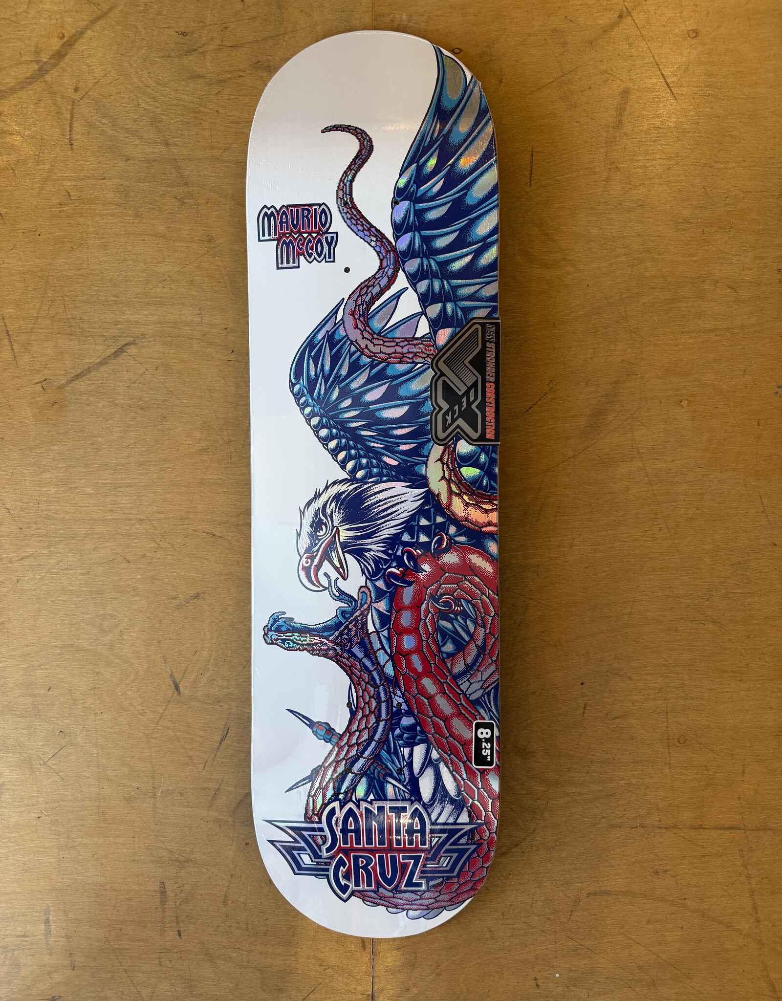 SANTA CRUZ Maurio McCoy Battle VX Twin Tail Pro Deck - 8.25