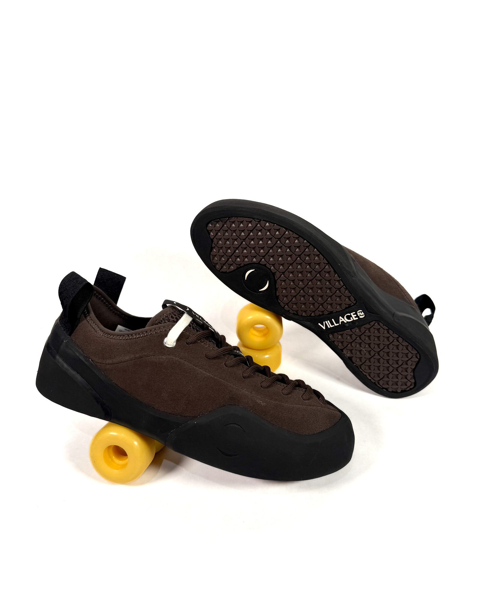 VILLAGE PM 1 PM Suede - Chocolate / Natural Black