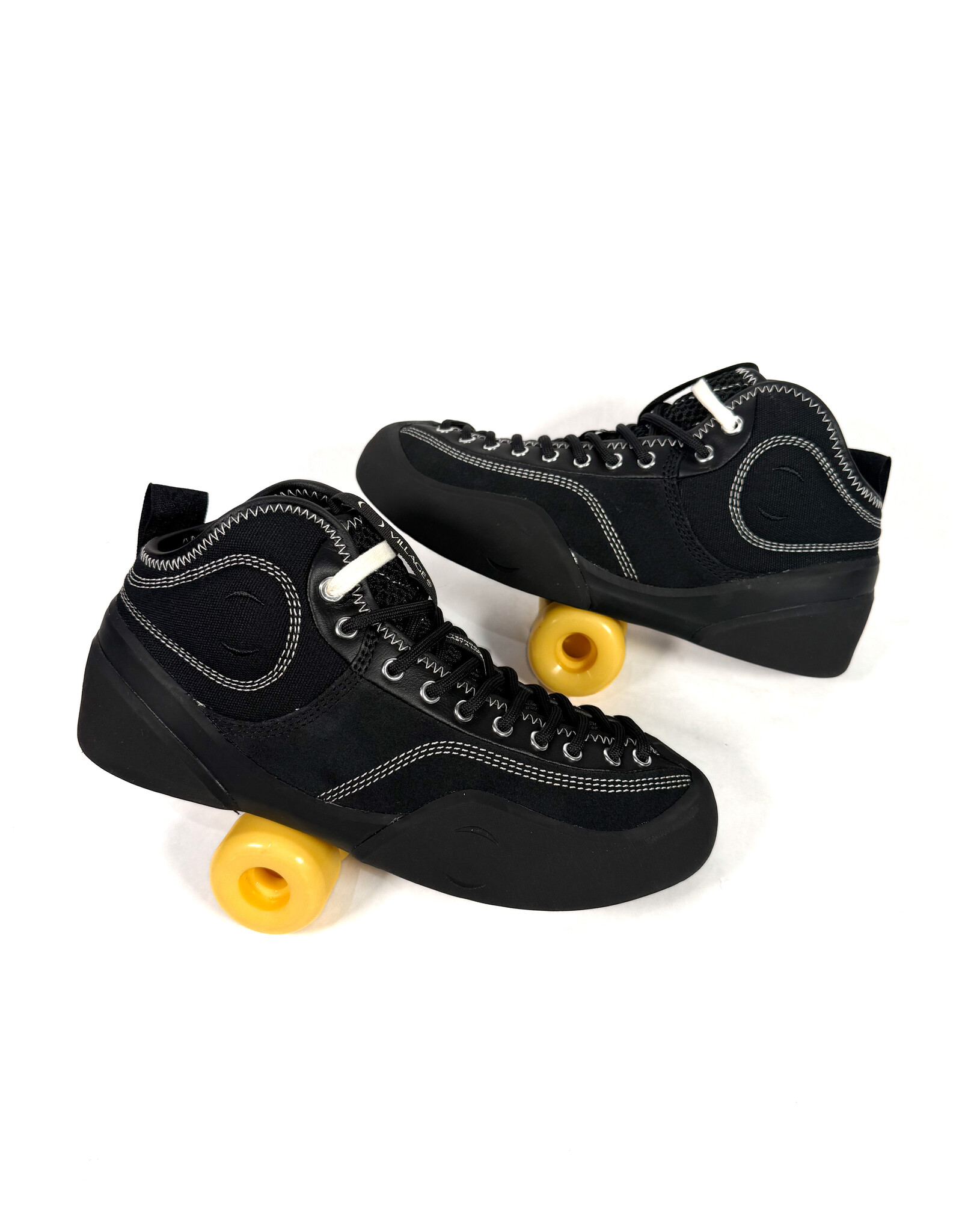 VILLAGE PM 1 PM Mid Suede - Black / Natural Black