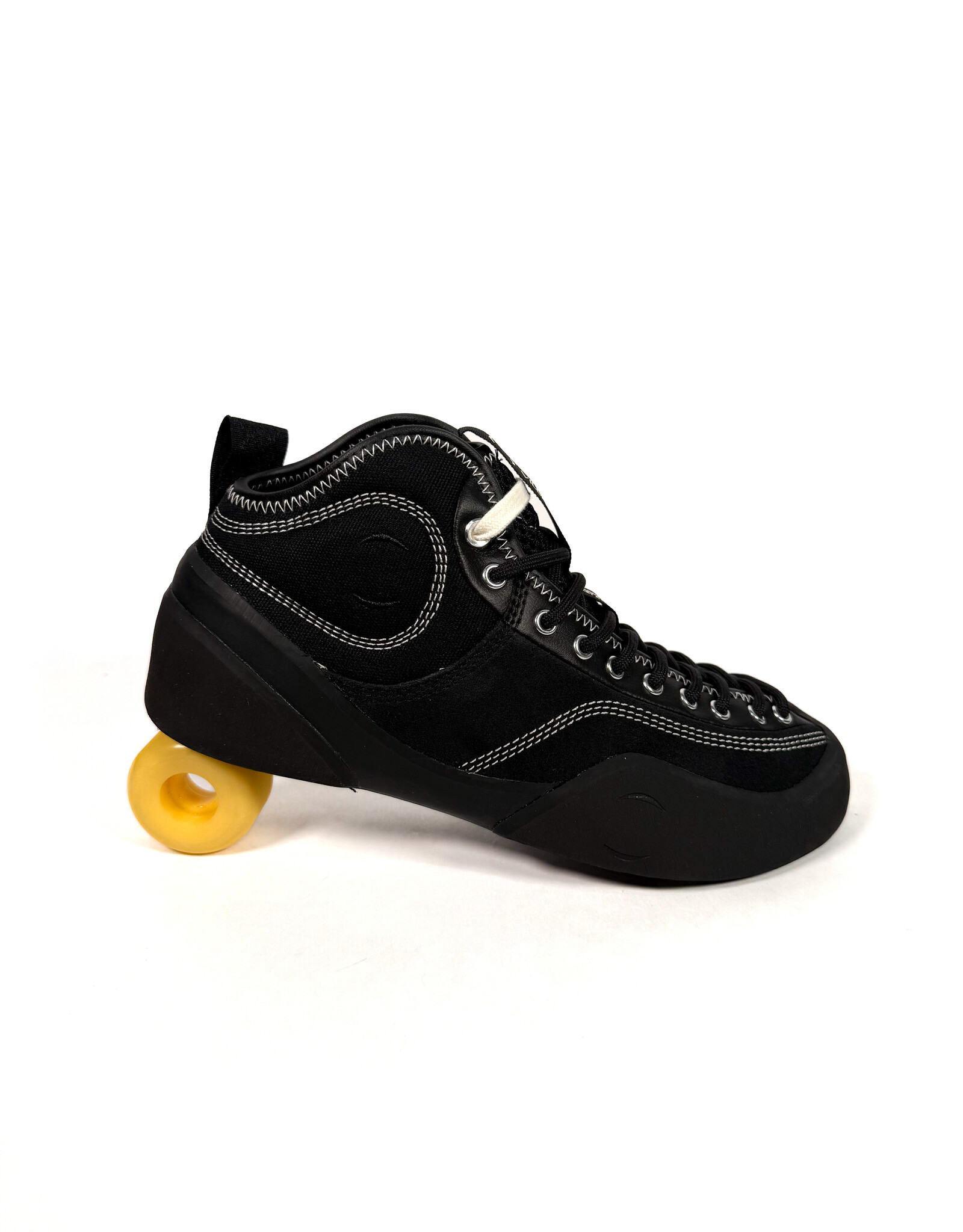 VILLAGE PM 1 PM Mid Suede - Black / Natural Black