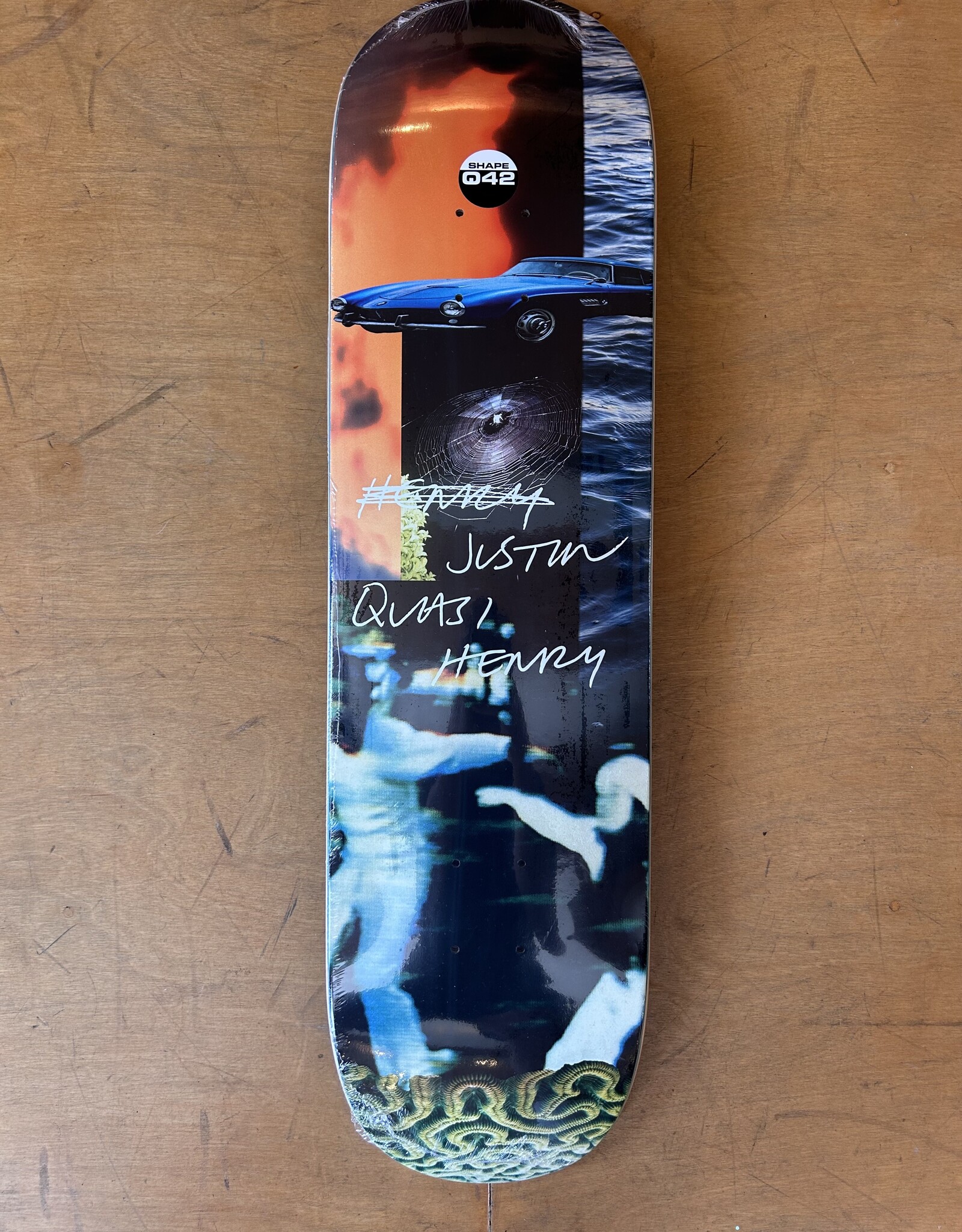 QUASI SKATEBOARDS Justin Henry Autobahn Pro Deck - 8.25