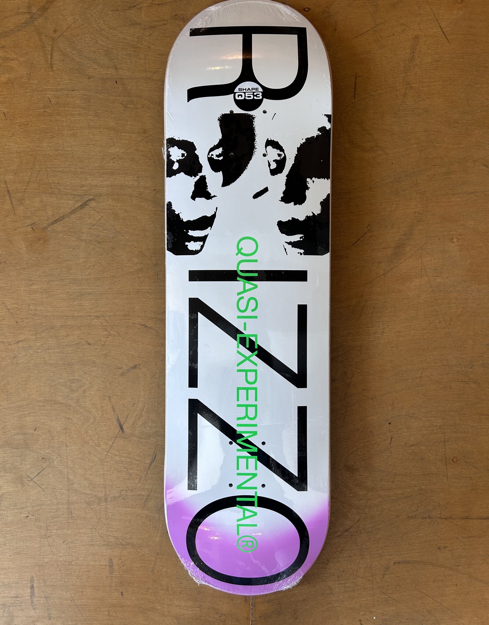 QUASI SKATEBOARDS Dick Rizzo Two Face Pro Deck - 8.375