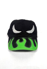 LAUDI LIVES Beast Distressed Hand Painted Snapback Hat - Black / Green
