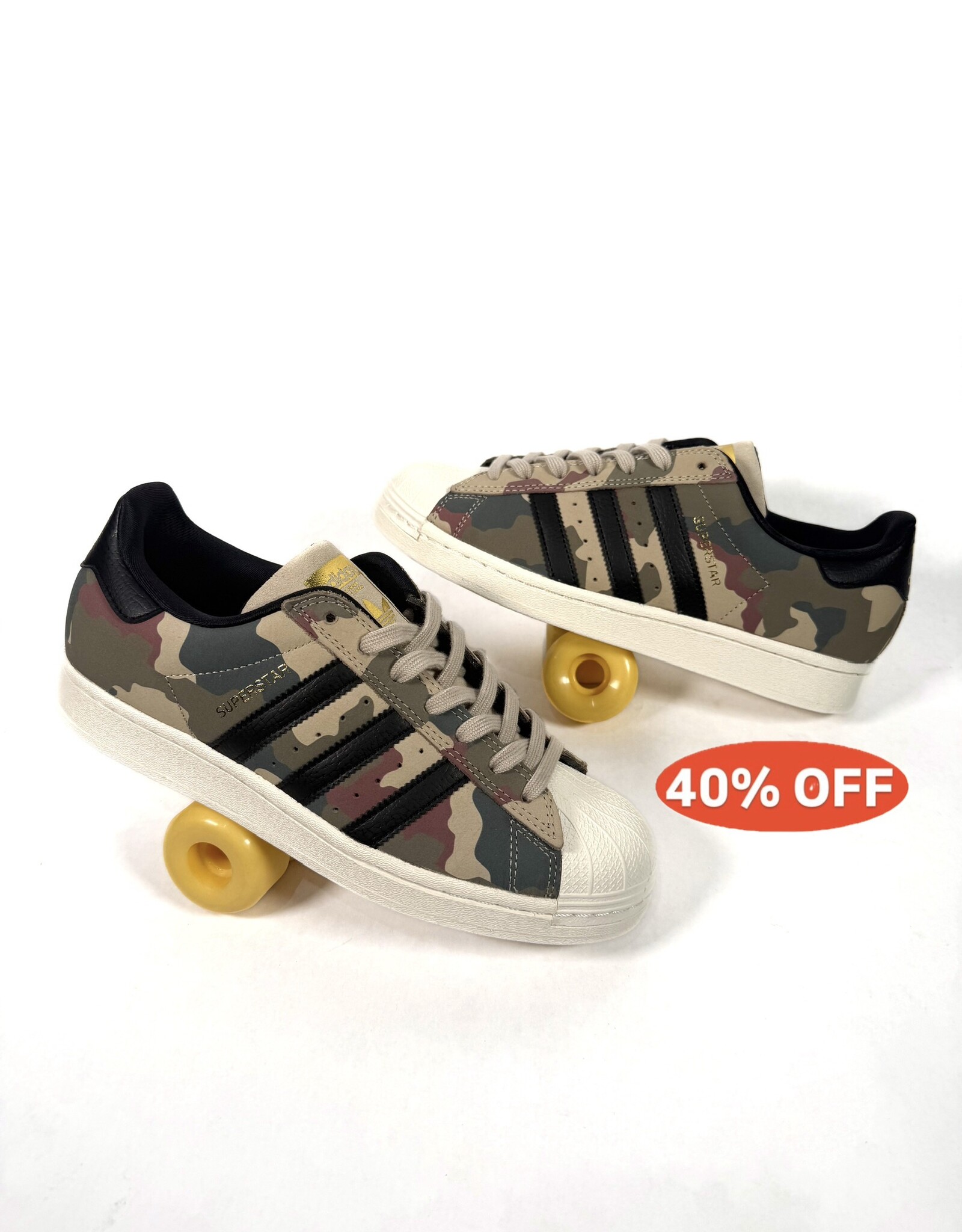 ADIDAS Superstar ADV - Khaki Three / Core Black / Chalk White