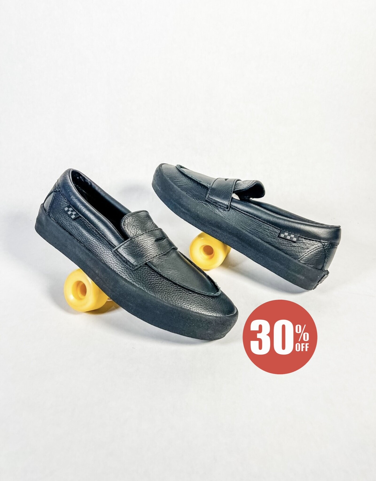 VANS VANS SKATE LOAFER - BLACK/BLACK