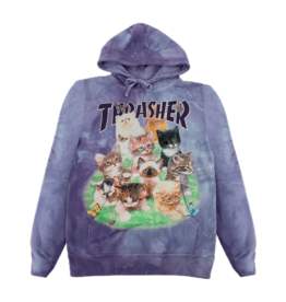 THRASHER The Mountain Kittens Hoodie - Purple
