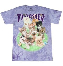 THRASHER The Mountain Kittens T-Shirt - Purple