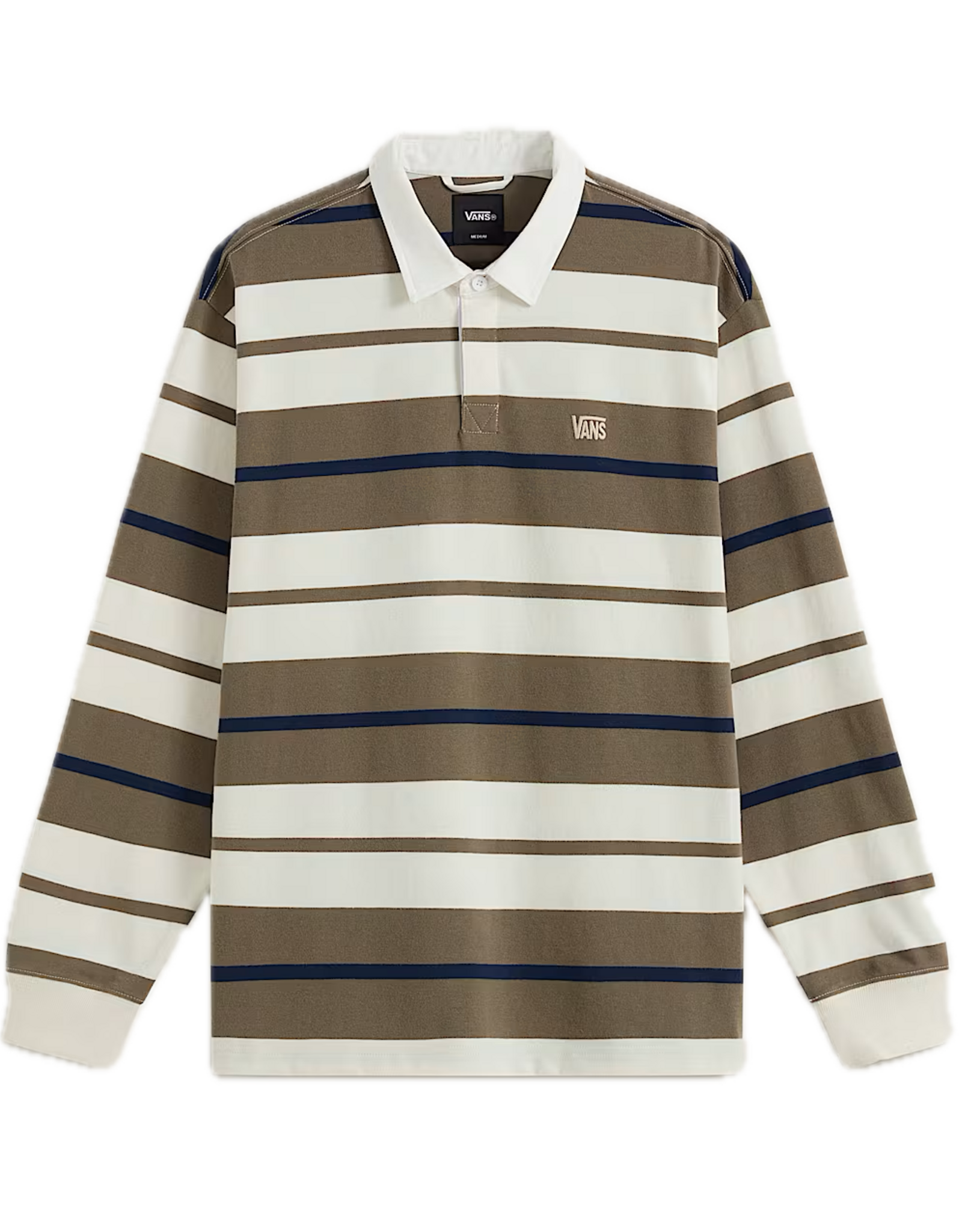 VANS Fly High L/S Rugby Polo - Turtledove