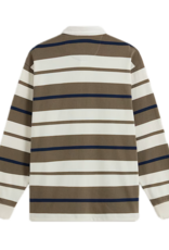 VANS Fly High L/S Rugby Polo - Turtledove