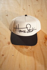 Home Sick Script Hat - Black/White