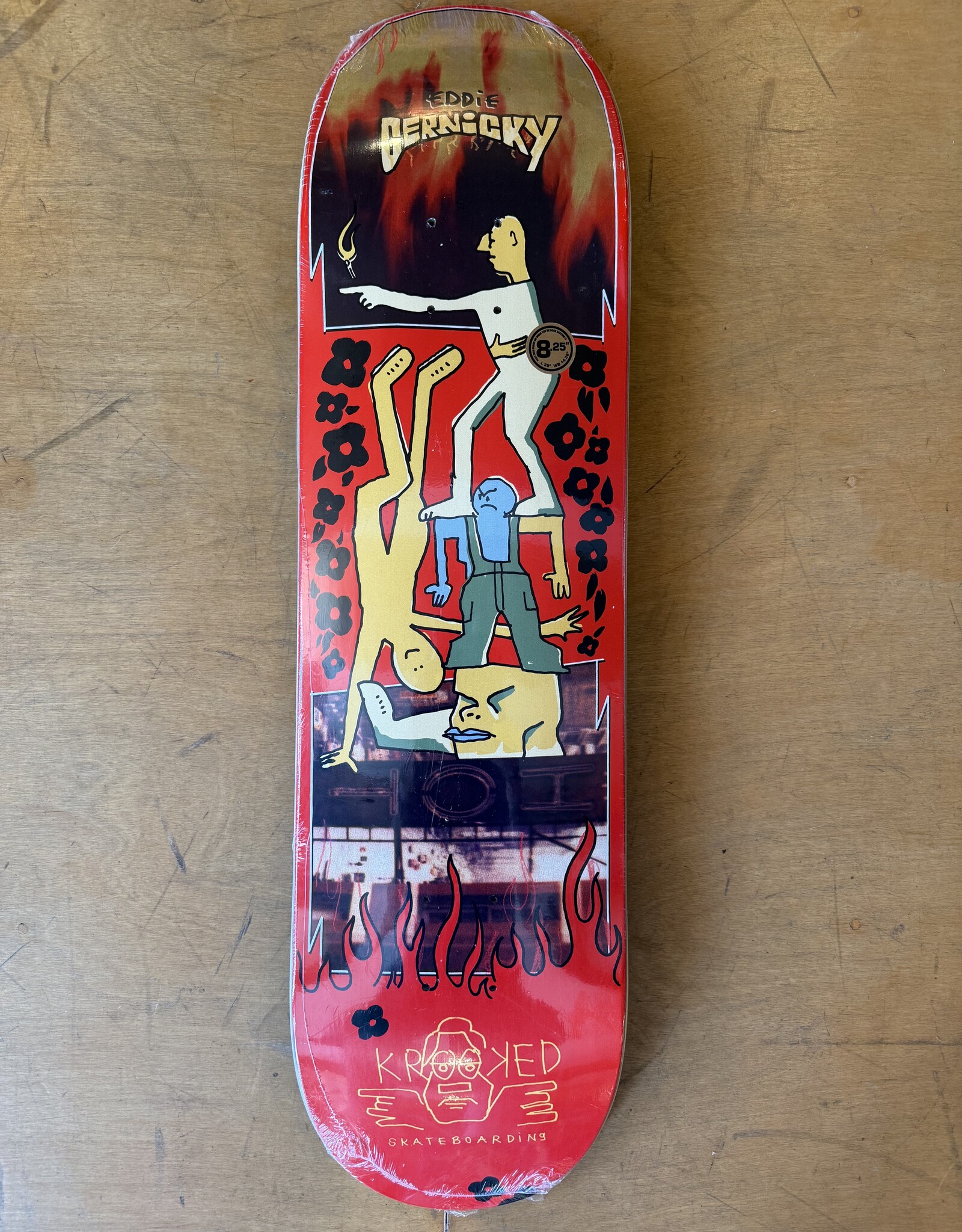 KROOKED Eddie Cernicky Hot Pro Deck - 8.25