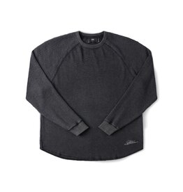 FORMER Illusion L/S Waffle Knit Shirt - Acid Black