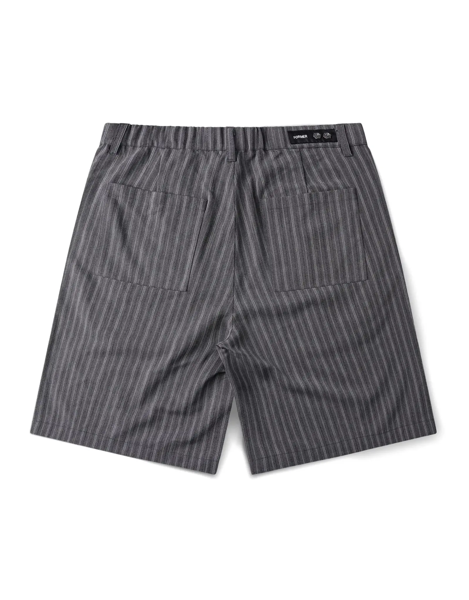 FORMER Anderson Pinstripe Walk Short - Grey