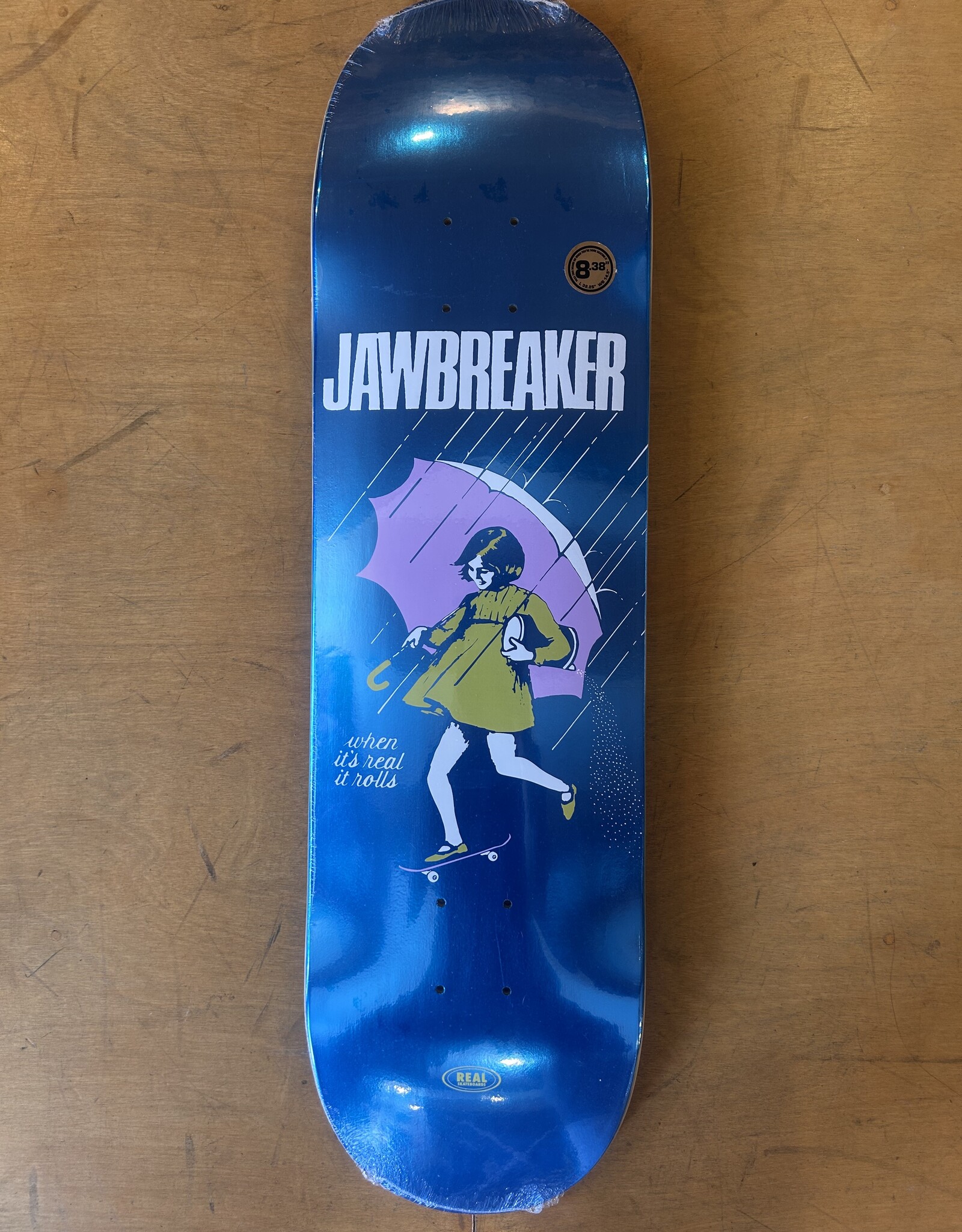 REAL SKATEBOARDS Jawbreaker Foil Team Deck - All Sizes