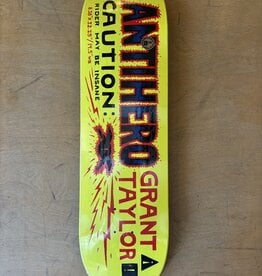 ANTI HERO Grant Taylor Caution Pro Deck - 8.38