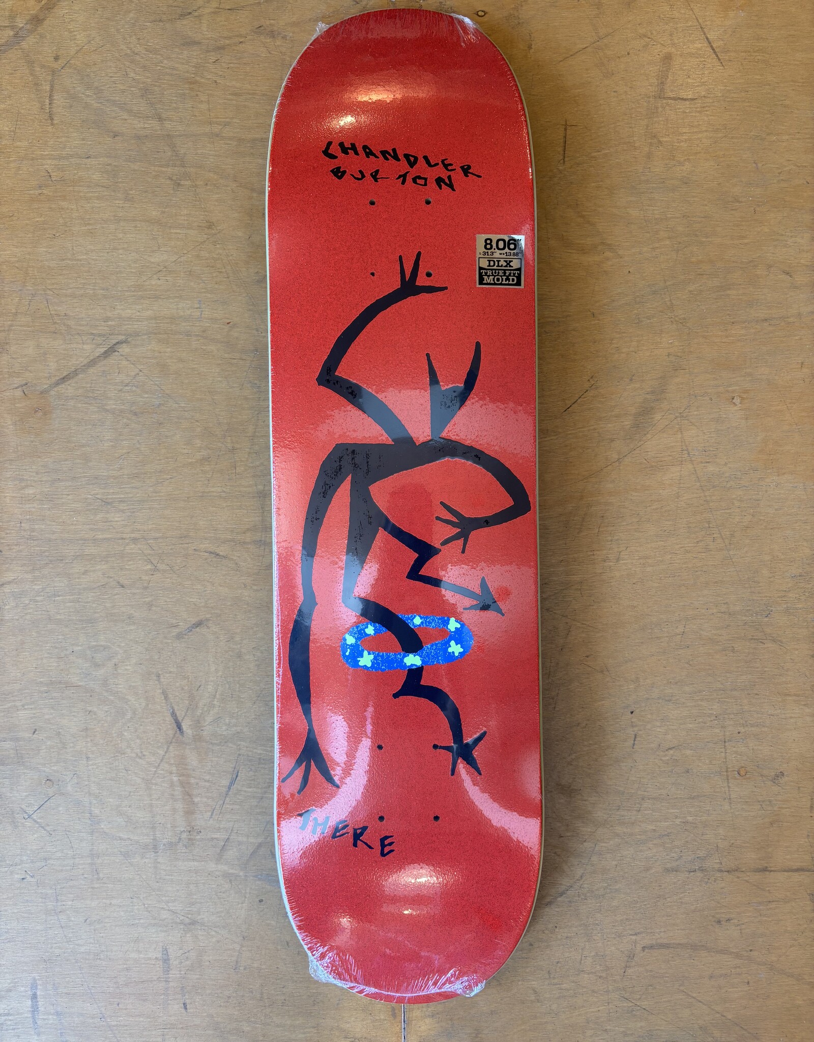 THERE SKATEBOARDS Chandler Burton Ballet True Fit Pro Deck - 8.06