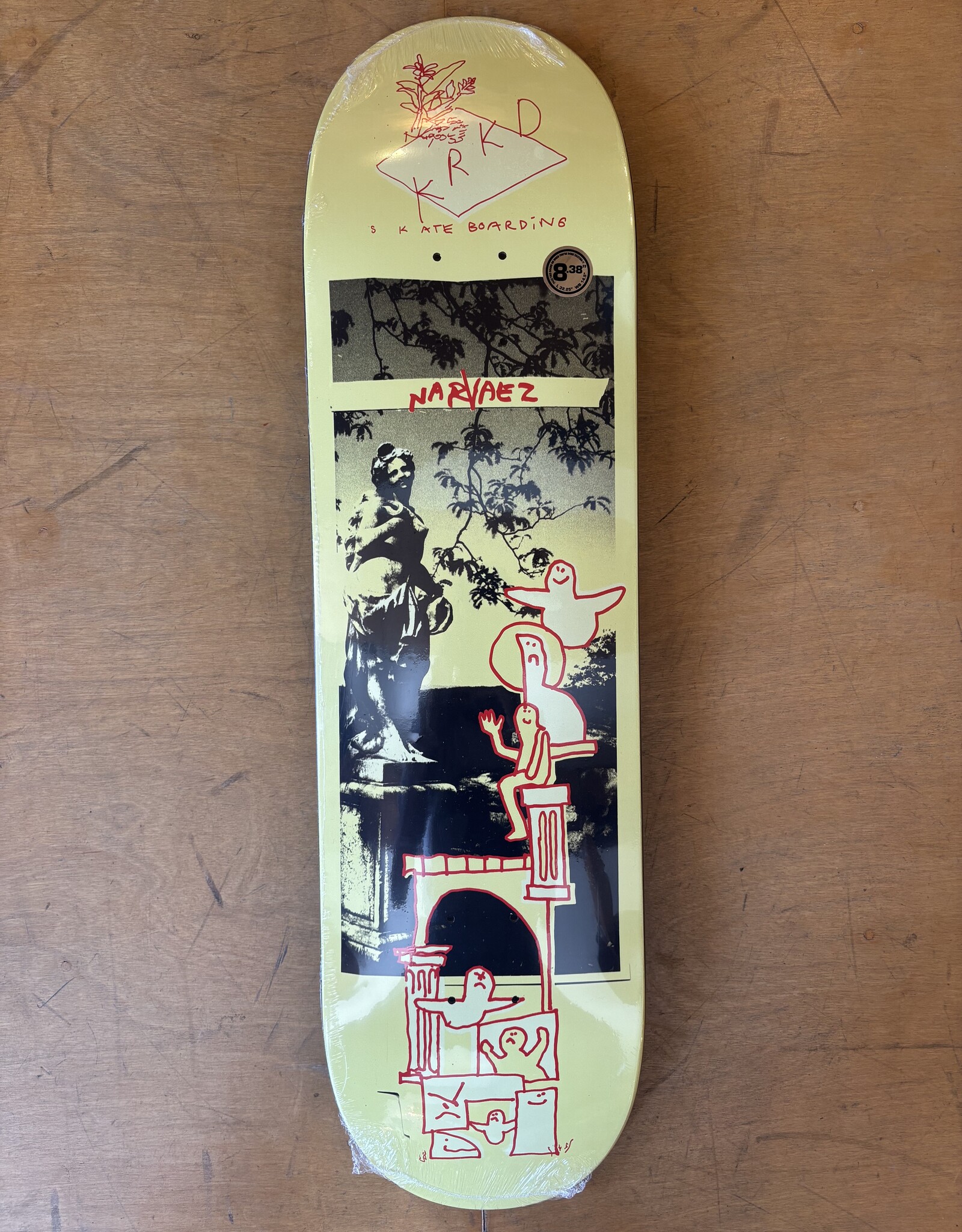 KROOKED Sam Narvaez Sculpture Garden Pro Deck - 8.38