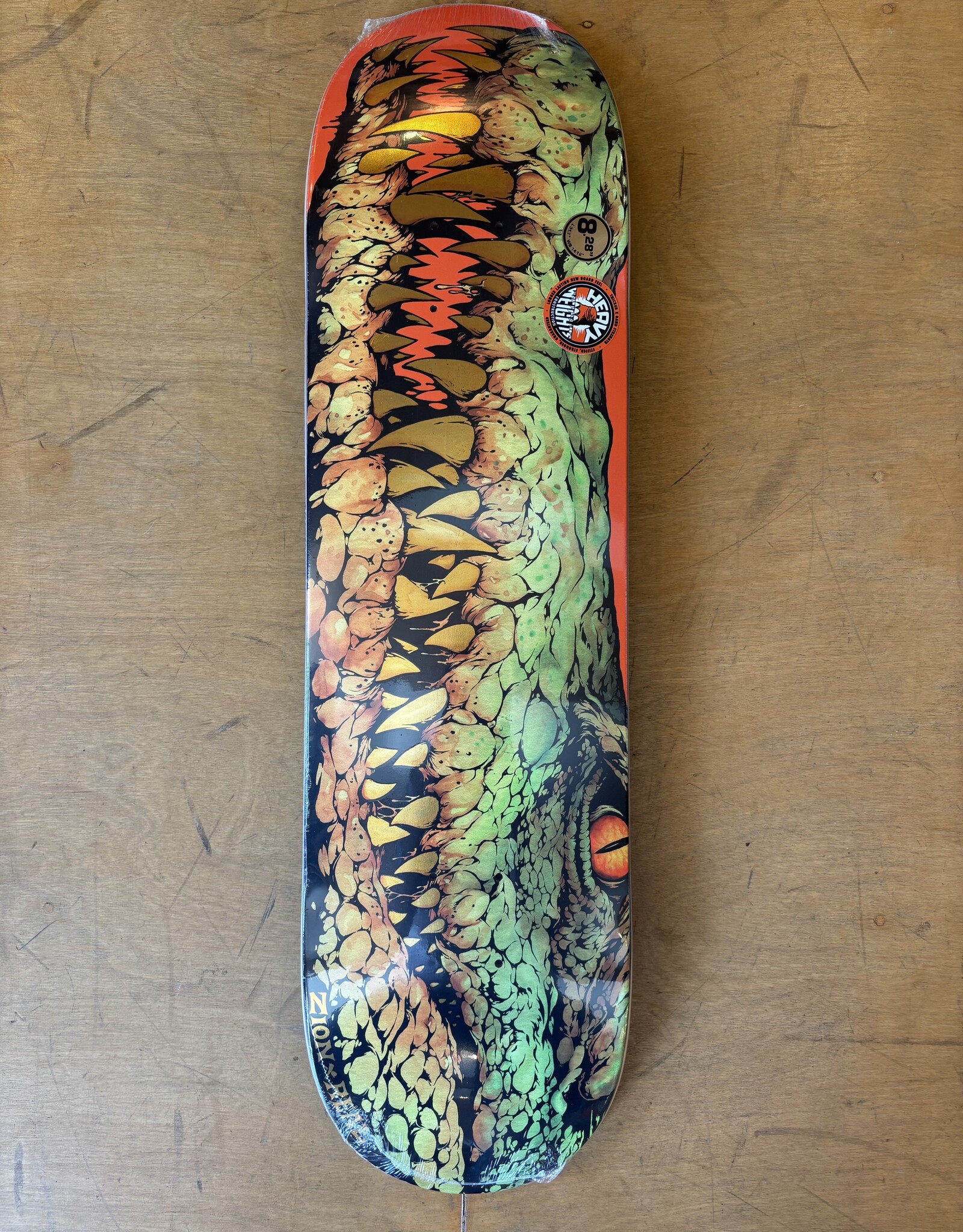 REAL SKATEBOARDS Zion Wright Swamp Puppy Heavyweight Pro Deck - 8.28
