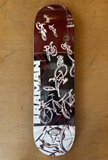 REAL SKATEBOARDS Patrick Praman Bike Purgatory Pro Deck - 8.25