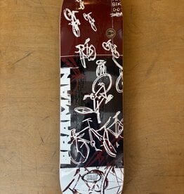 REAL SKATEBOARDS Patrick Praman Bike Purgatory Pro Deck - 8.25