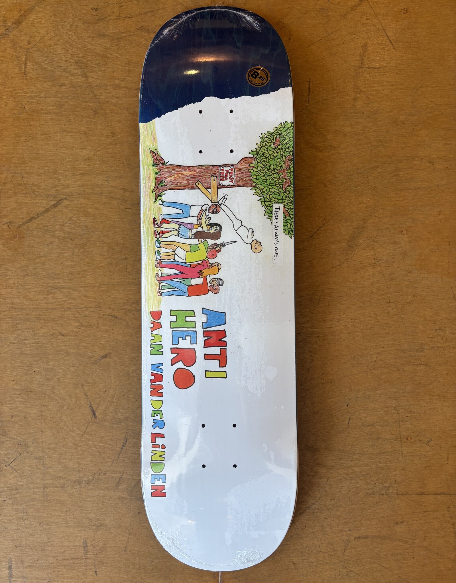 ANTI HERO Daan Van Der Linden Porous Walker Round 3 Pro Deck - 8.25
