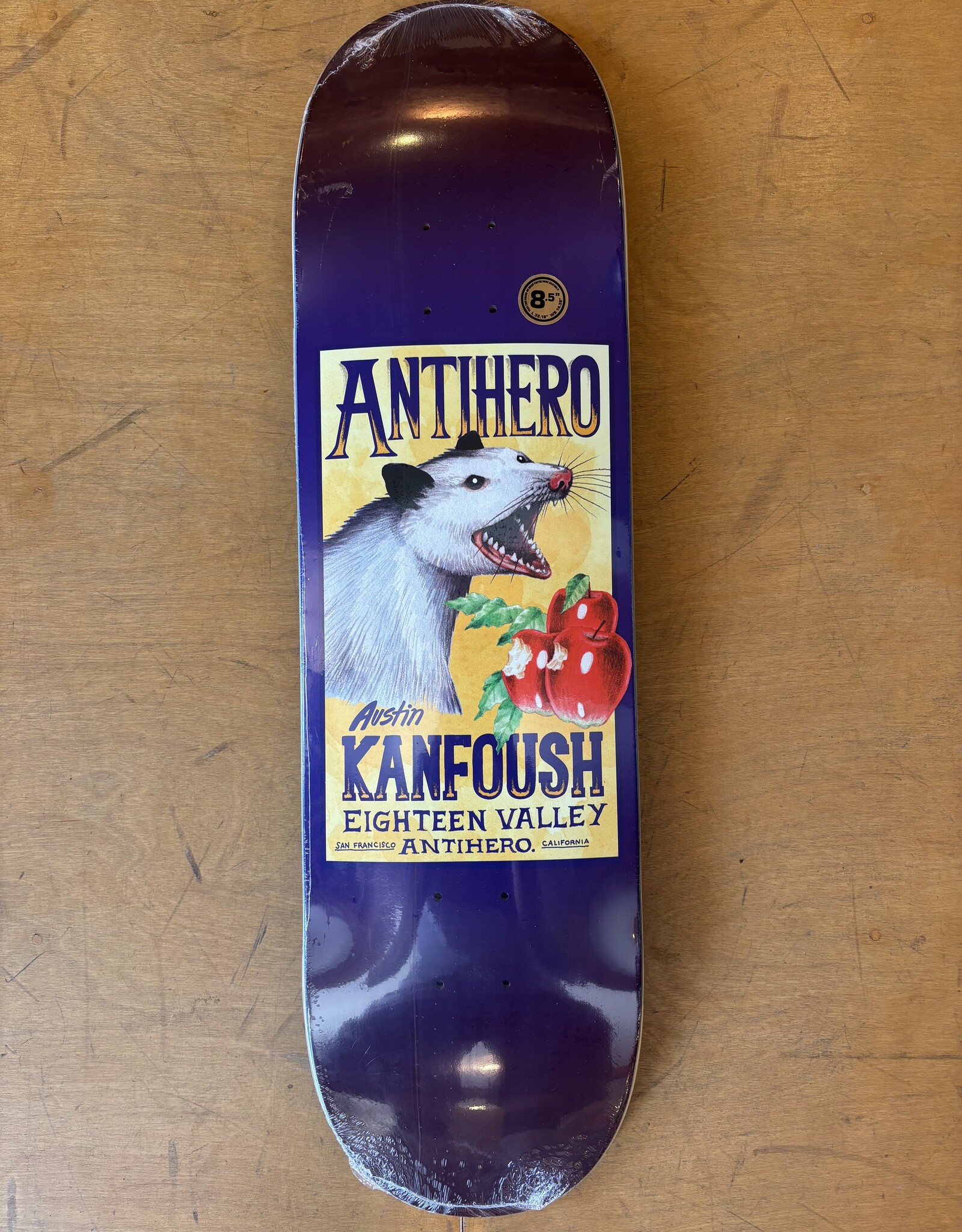 ANTI HERO Austin Kanfoush Homers 2 Pro Deck - 8.5