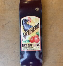 ANTI HERO Nick Matthews Homers 2 Pro Deck - 8.62