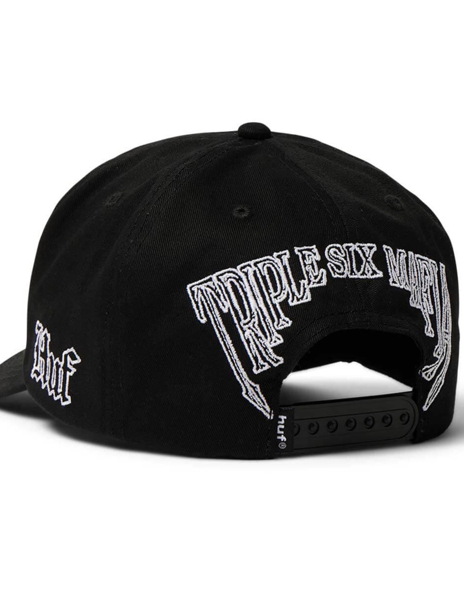 HUF x Three 6 Mafia Snapback Hat - Black