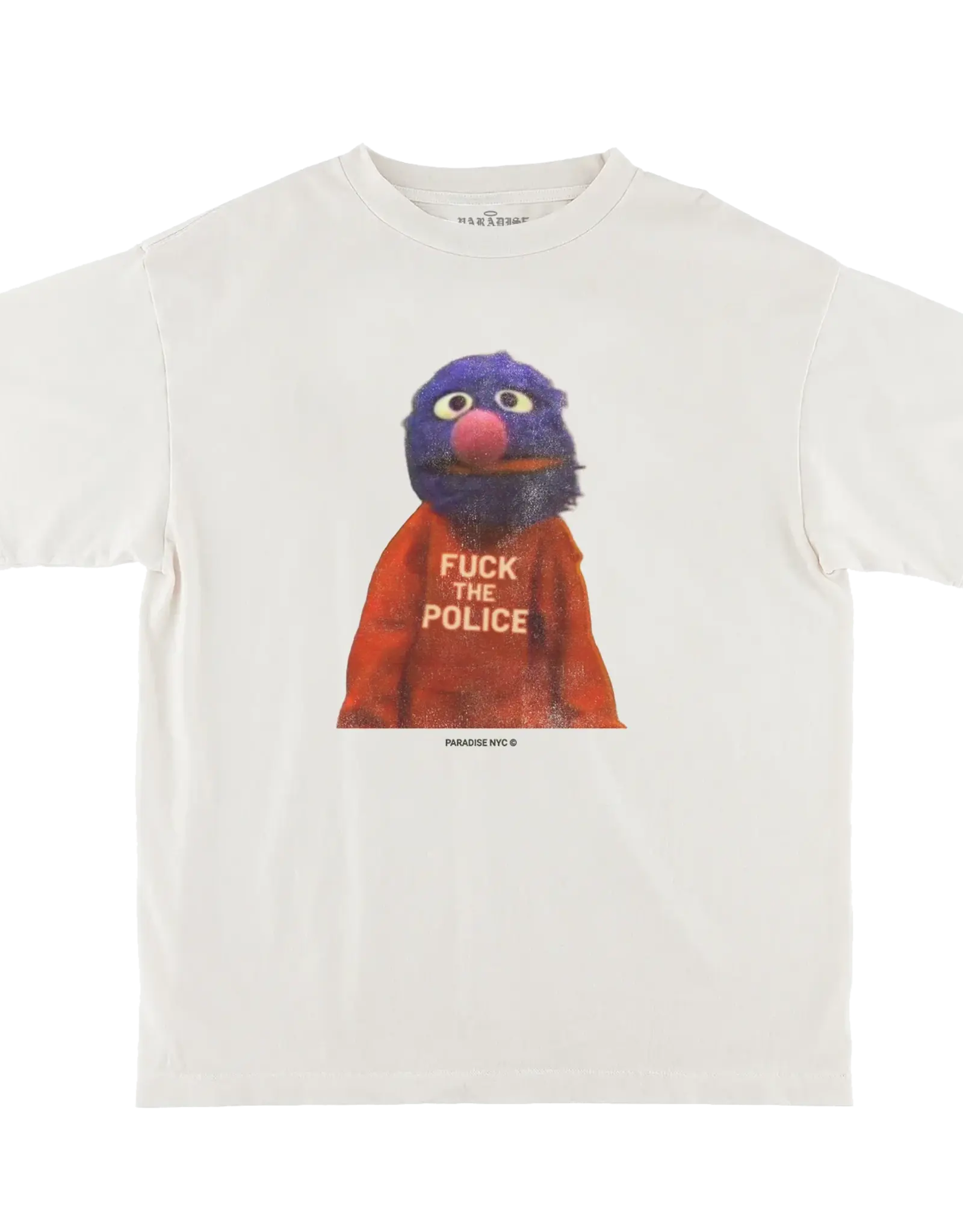 PARADISE Fuck the Police Tee - Off White
