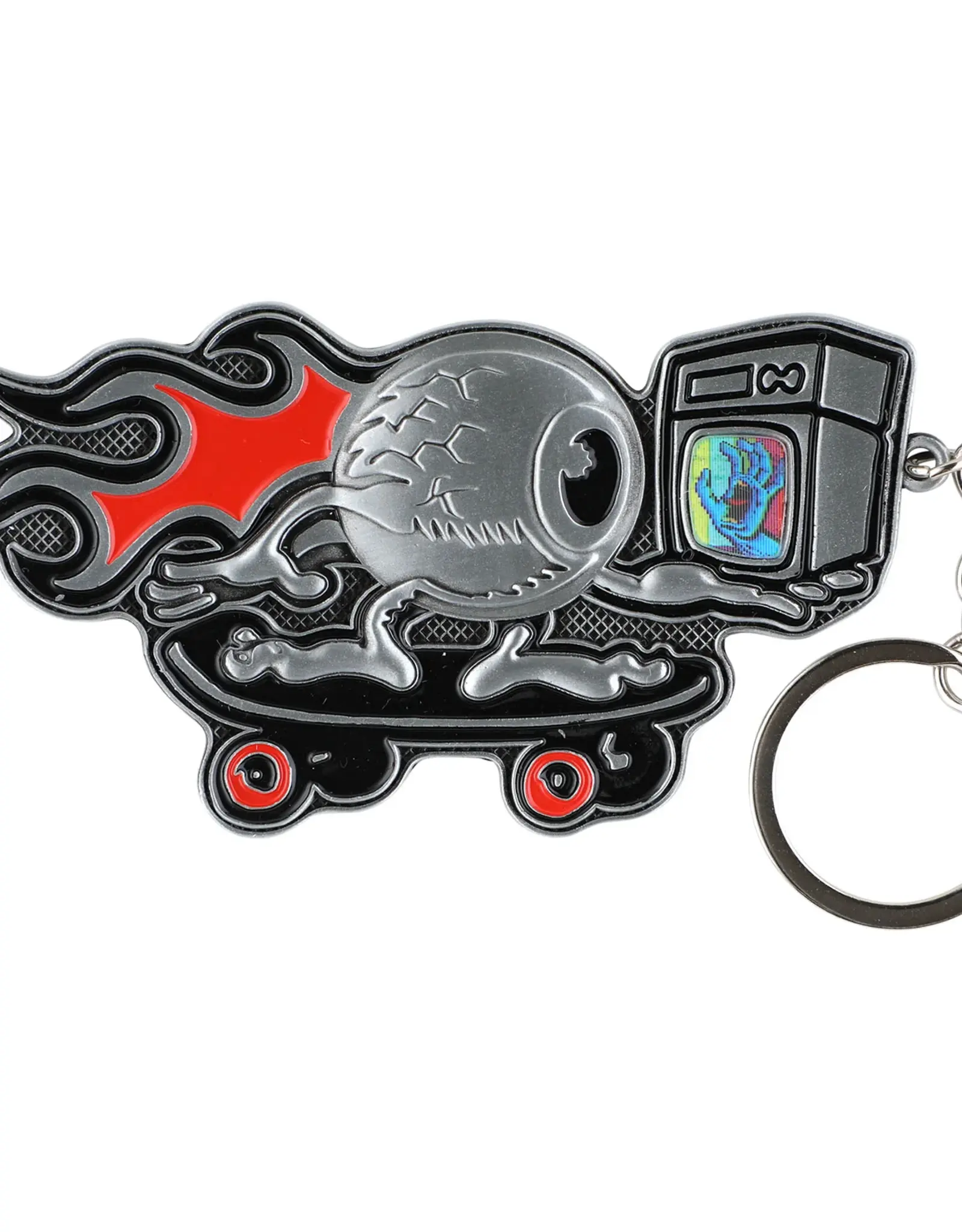 SANTA CRUZ Santa Cruz Presents Keychain - Silver