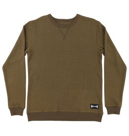 INDEPENDENT Cannery Crew L/S Waffle Knit - Army Green
