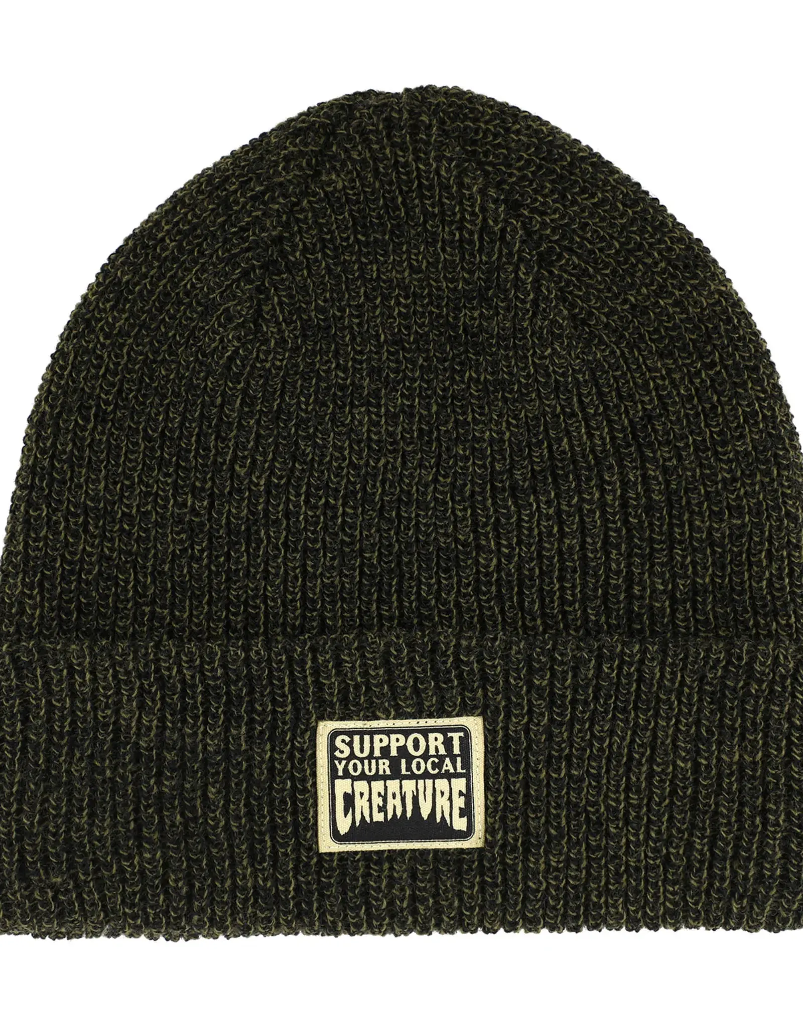 CREATURE REV Support Long Shoreman Beanie - Olive Heather