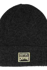 CREATURE REV Support Long Shoreman Beanie - Charcoal Heather