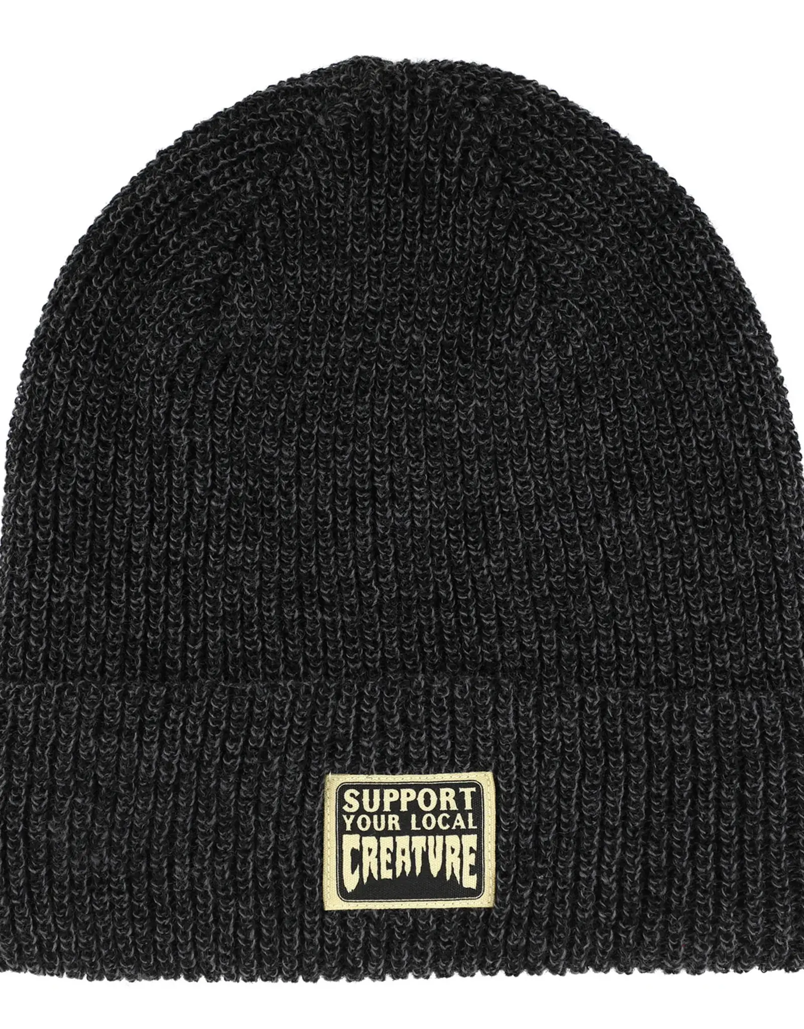 CREATURE REV Support Long Shoreman Beanie - Charcoal Heather