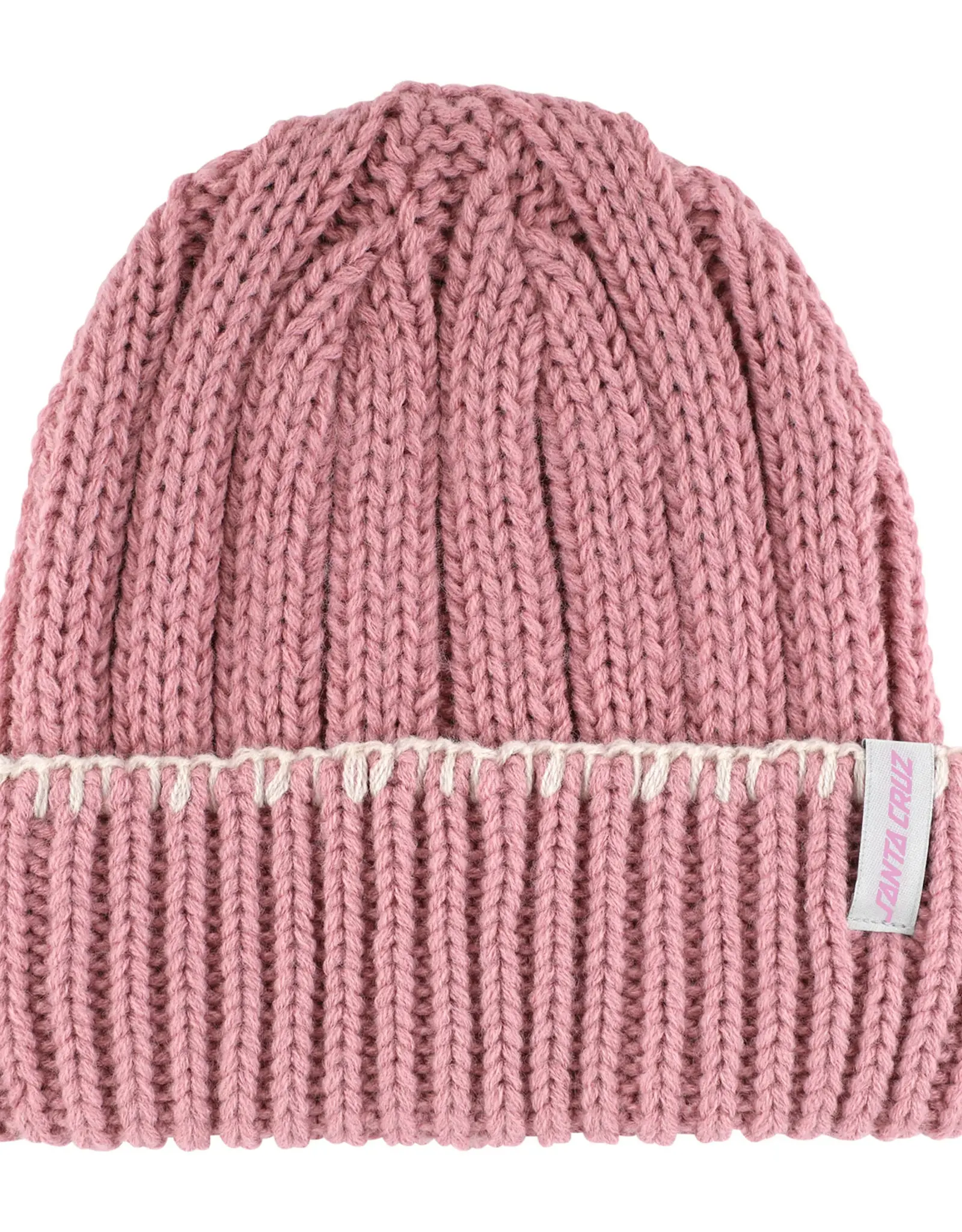 SANTA CRUZ Cozy Women's Knit Long Shoreman Beanie - Pink