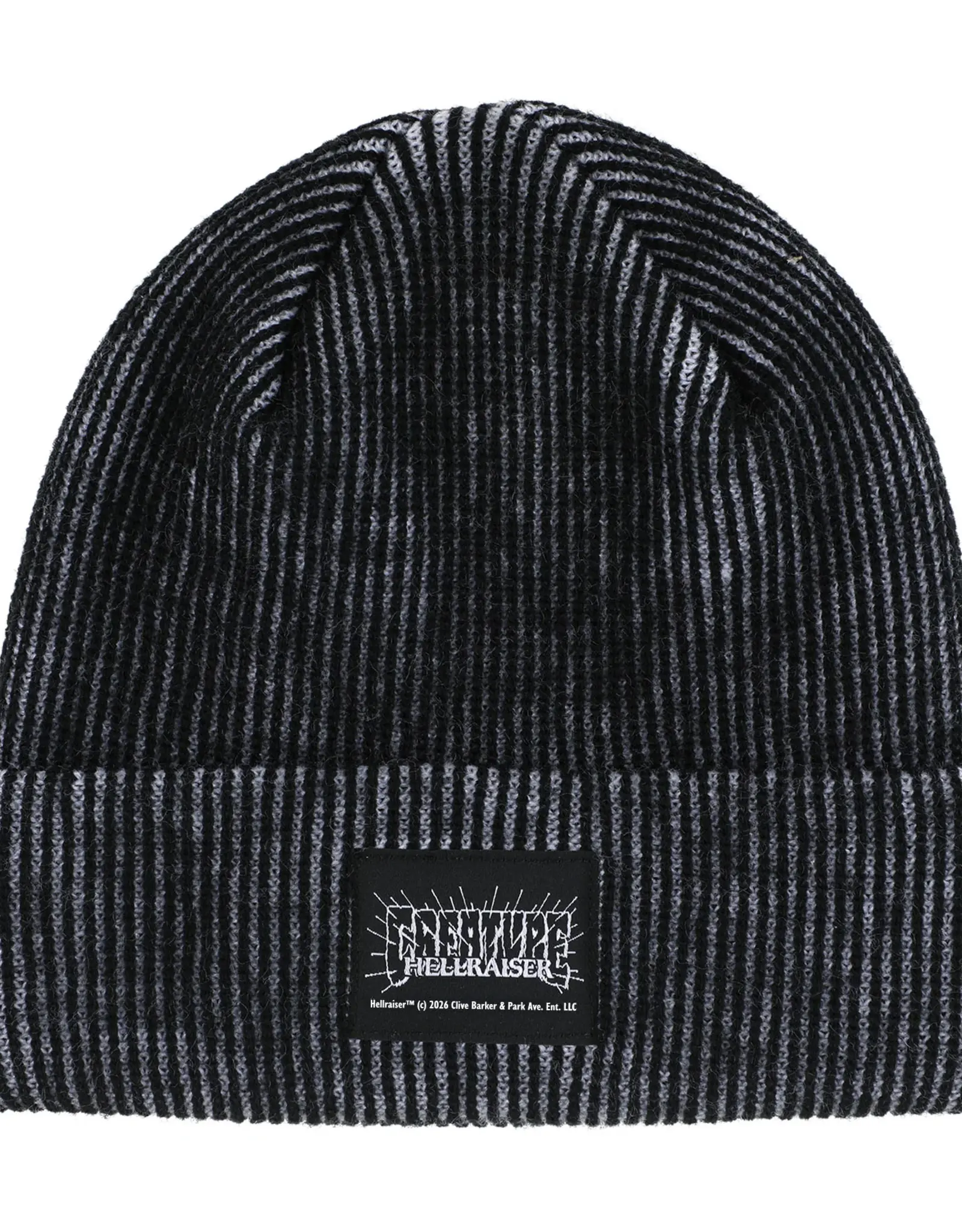 CREATURE Hellraiser Long Shoreman Beanie - Black / White