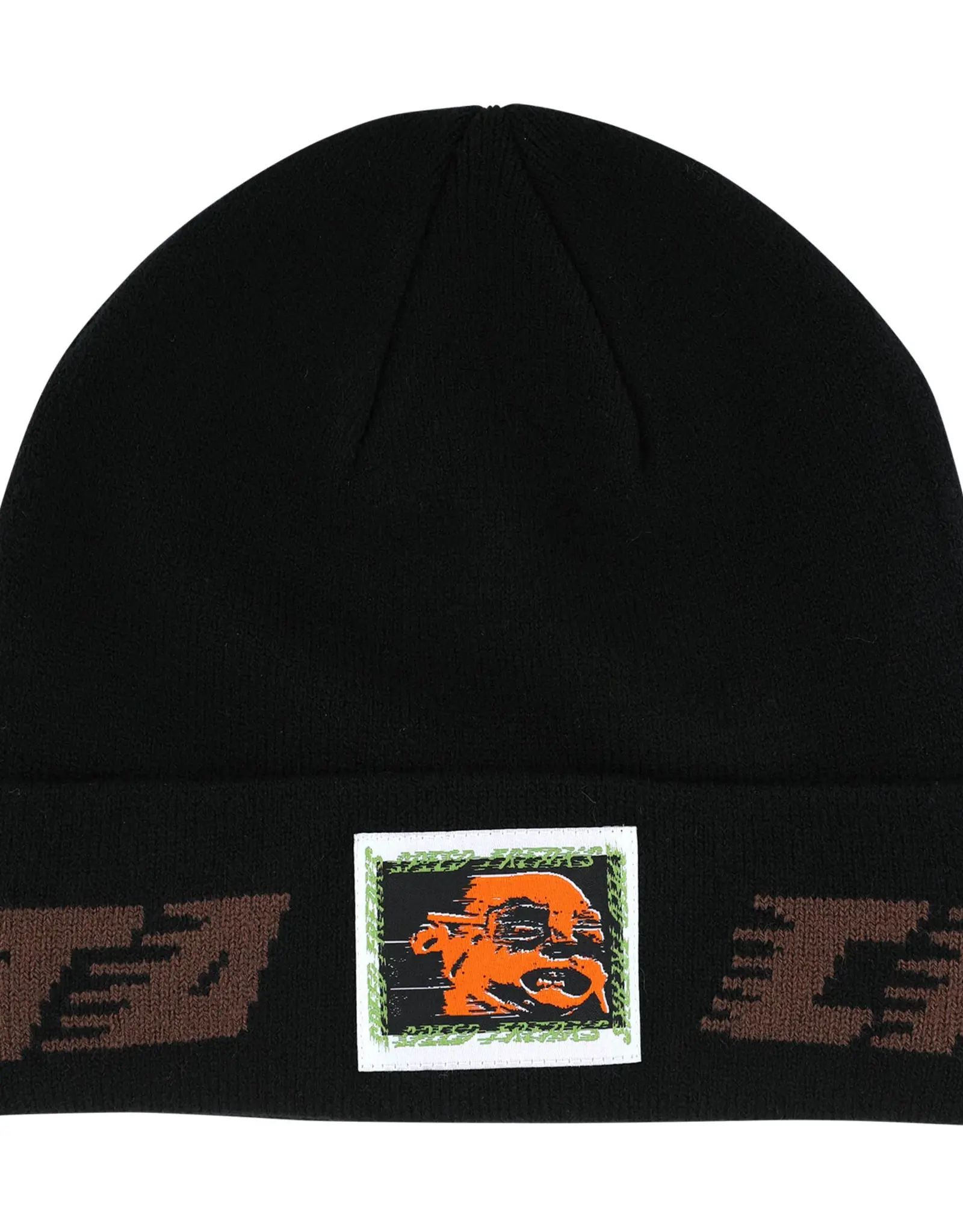 SANTA CRUZ Speed Freaks Long Shoreman Beanie - Black
