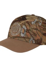 SANTA CRUZ MFG Tapestry Snapback Hat - Floral / Khaki