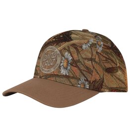SANTA CRUZ MFG Tapestry Snapback Hat - Floral / Khaki