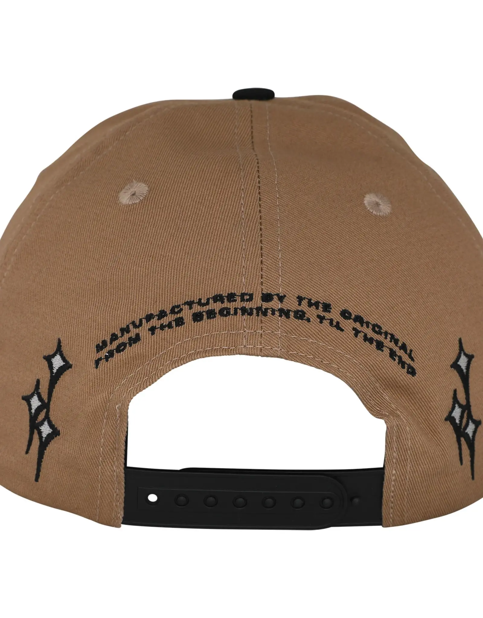 SANTA CRUZ Model SC Snapback Hat - Dk Tan / Black