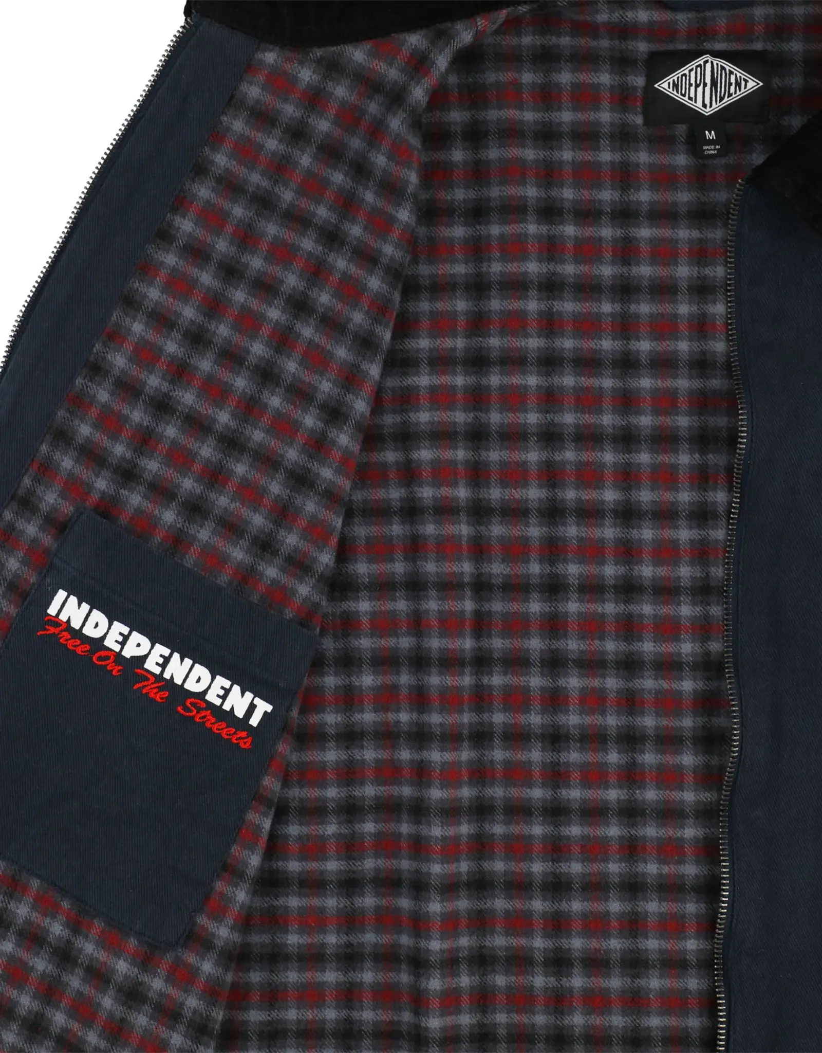 INDEPENDENT Free on the Streets Work Jacket - Navy