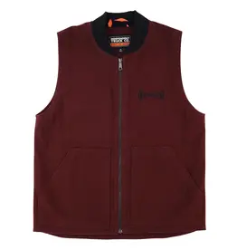 INDEPENDENT Built to Grind Work Vest - Deep Burgundy
