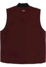 INDEPENDENT Built to Grind Work Vest - Deep Burgundy